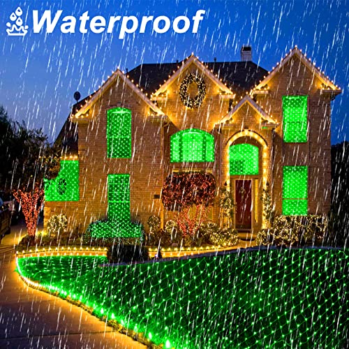 Christmas Net Lights 200 LED 9.8ft x 6.6ft w/ 11 Modes & Remote