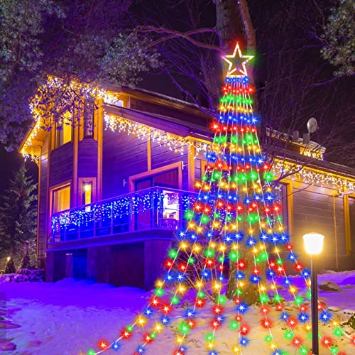 320 LEDs Christmas Decorations Star String Lights