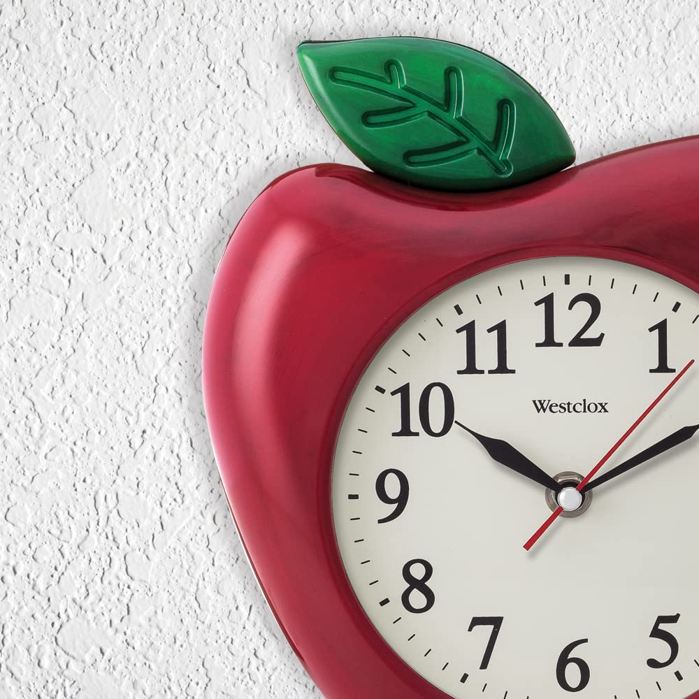 10" 3-Dimensional Apple Wall Clock