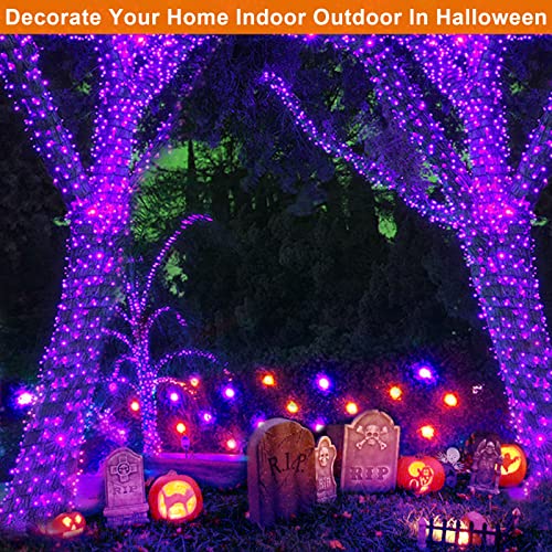 3 Set  Halloween Lights, w/ Remote & Timer 8 Modes Total 180 LED 59 Ft