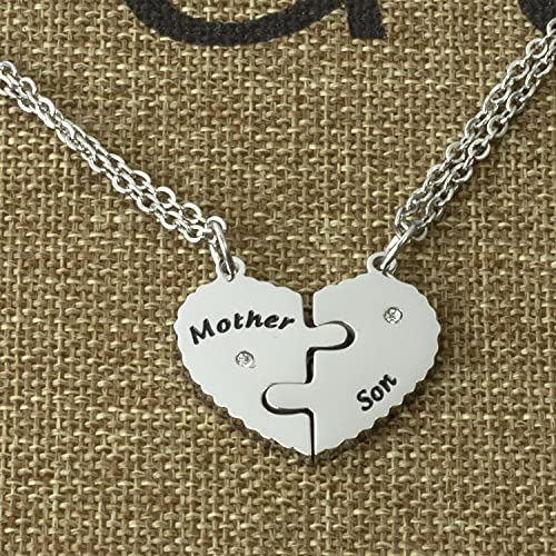 Mom & Son Necklace Gifts for Mothers Day