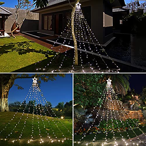 320 LEDs Christmas Decorations Star String Lights