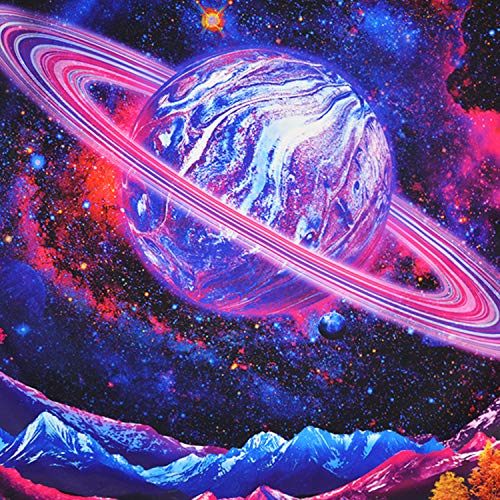 Galaxy Trippy Planet Tapestry for Home Decoration