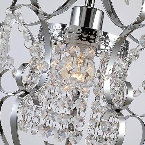 Elegant Mini Crystal Chandeliers Lighting 1-Light
