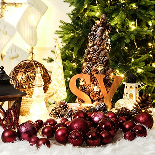 45pcs Christmas Ball Ornaments for Christmas Trees Decorations