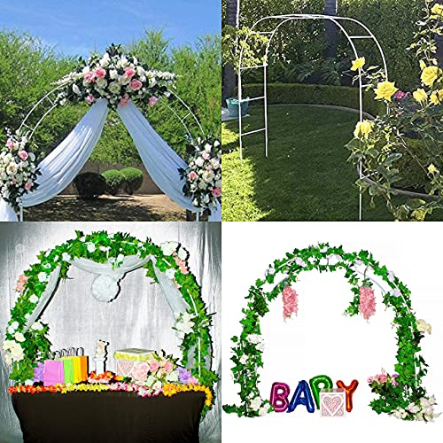 Reconfigurable & Easy-to-Assemble 7'6" Garden or Wedding Arch Arbor