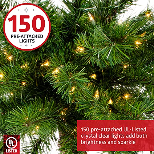 Christmas Pre-Lit Artificial Palm Tree with 150 UL-Listed Clear Lights