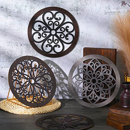 4 Pack Thicken Modern Wall Wood Decor