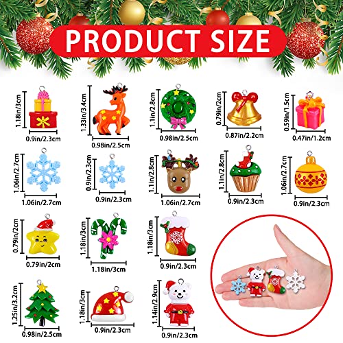 38PCS Mini Christmas Tree Hanging Ornaments