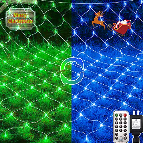 Christmas Net Lights 200 LED 9.8ft x 6.6ft w/ 11 Modes & Remote