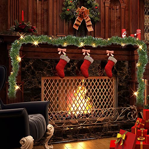 Prelit 15 FT Artificial Christmas Garland Decoration