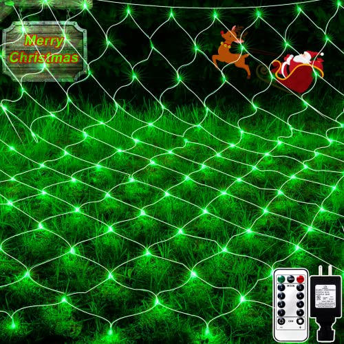 Christmas Net Lights 200 LED 9.8ft x 6.6ft w/ 11 Modes & Remote