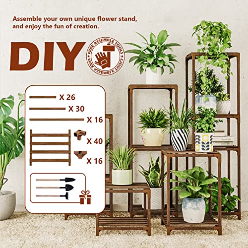 Tall Plant Stands for Indoor/Outdoor