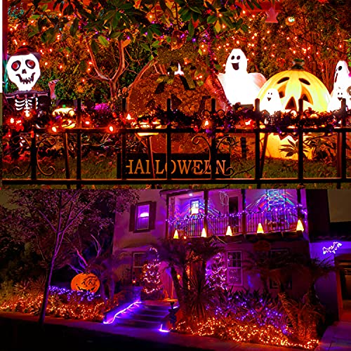 60 FT 180 LED Halloween Lights Decorations Lights