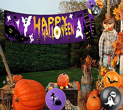 Extra Large Happy Halloween Banner