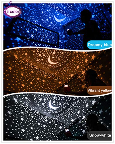 Remote Control & Timer Design Seabed Starry Sky Rotating LED Star Projector