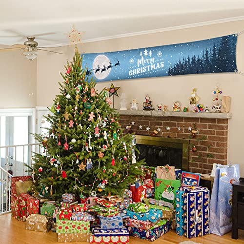 Large Merry Christmas Banner 120" x 20"