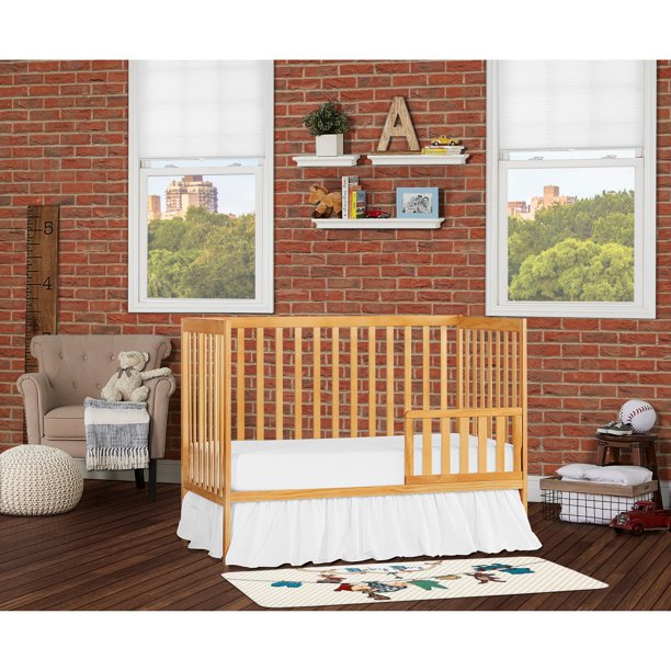 5-in-1 Convertible Crib, Natural