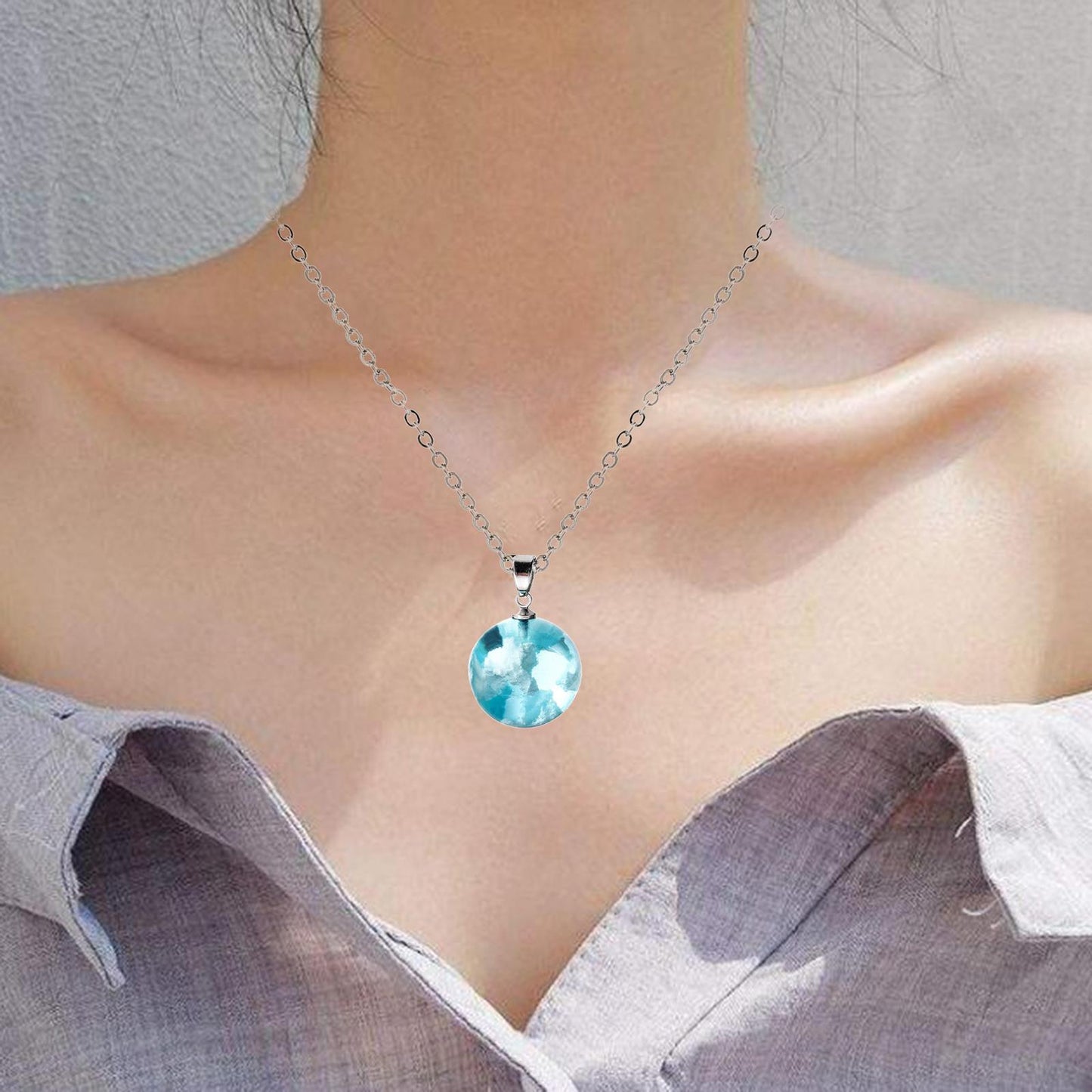 Luminous Glow in The Dark Charm Necklace for Women