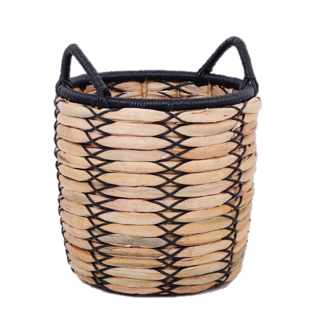 12 Inch Claren Woven Water Hyacinth Basket Planter