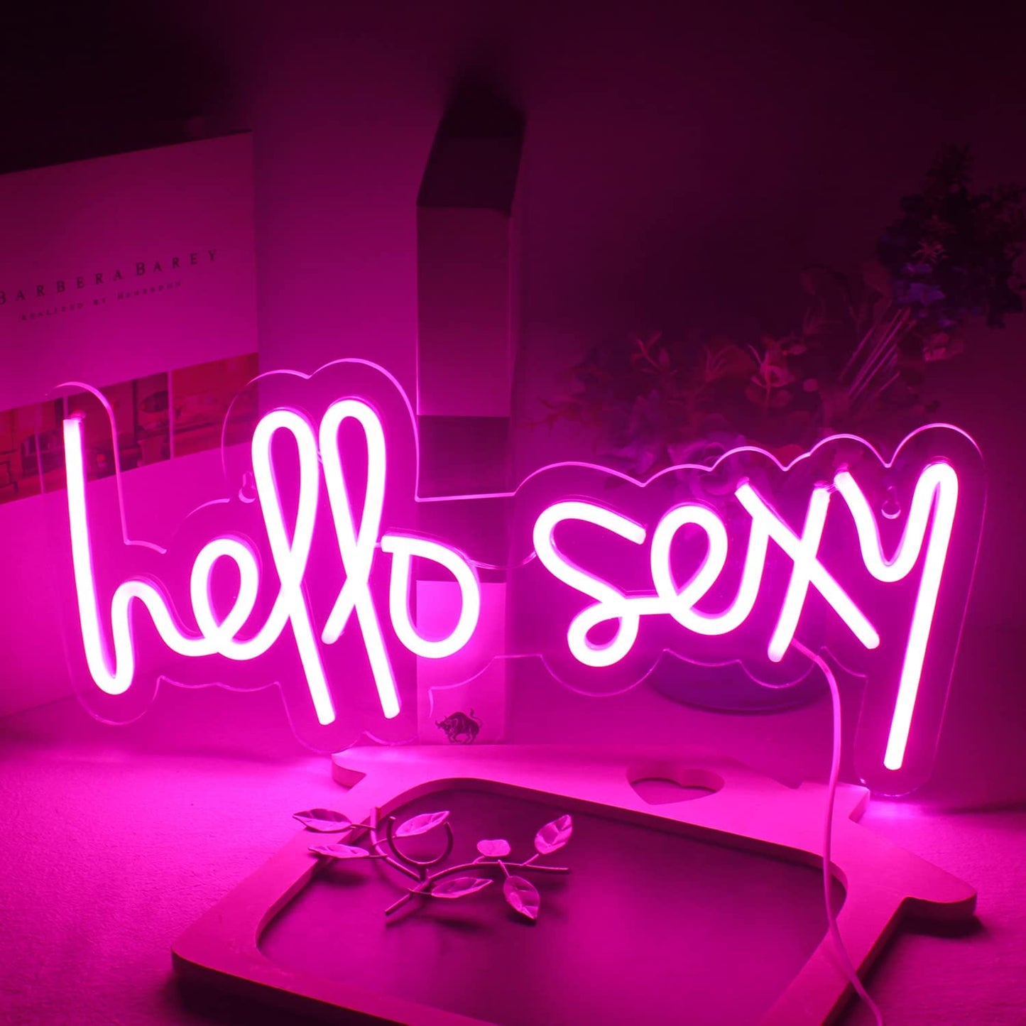 Hello Sexy Neon Sign Lights Wall Deceleration