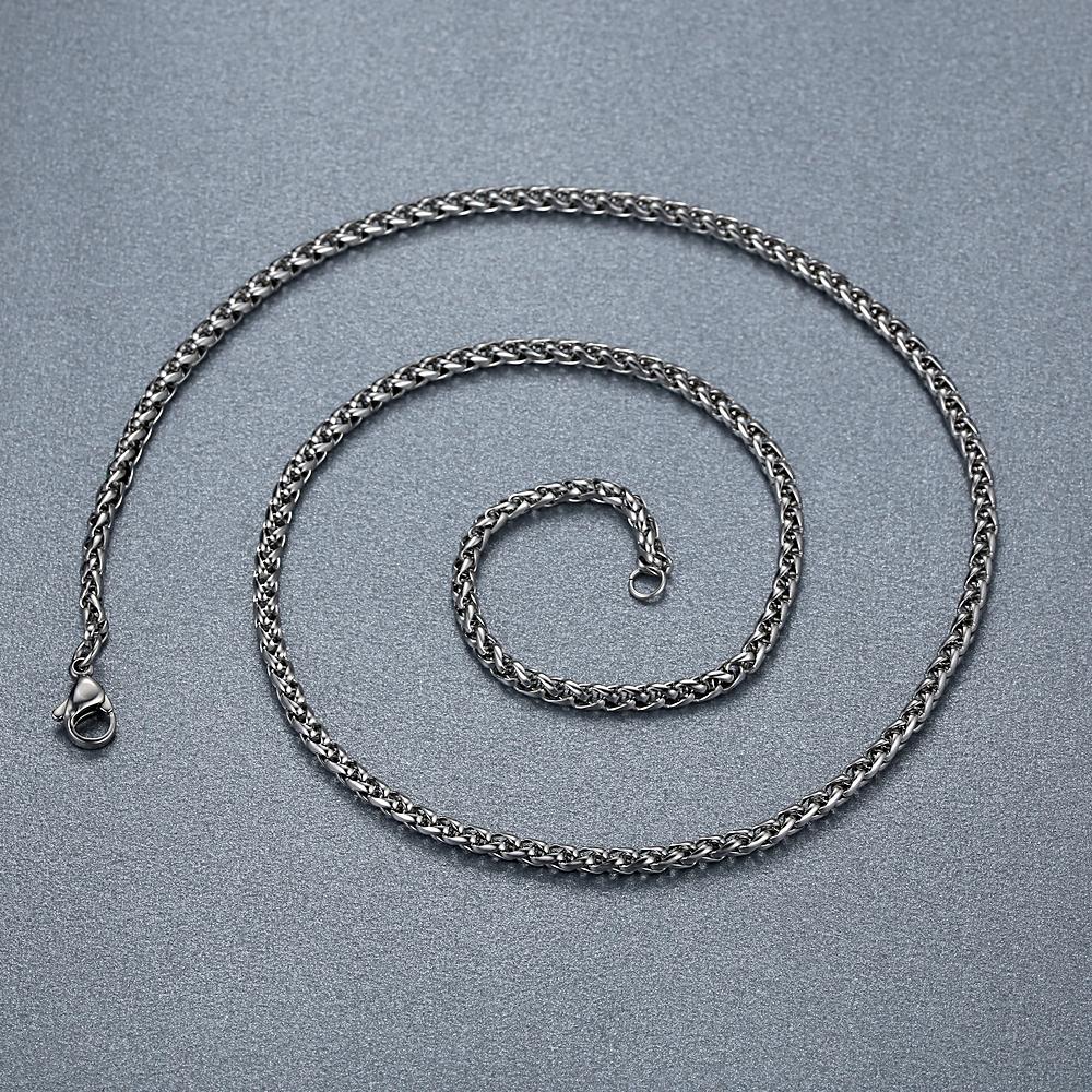 Men's Stainless Steel Tribal Pendant Necklace