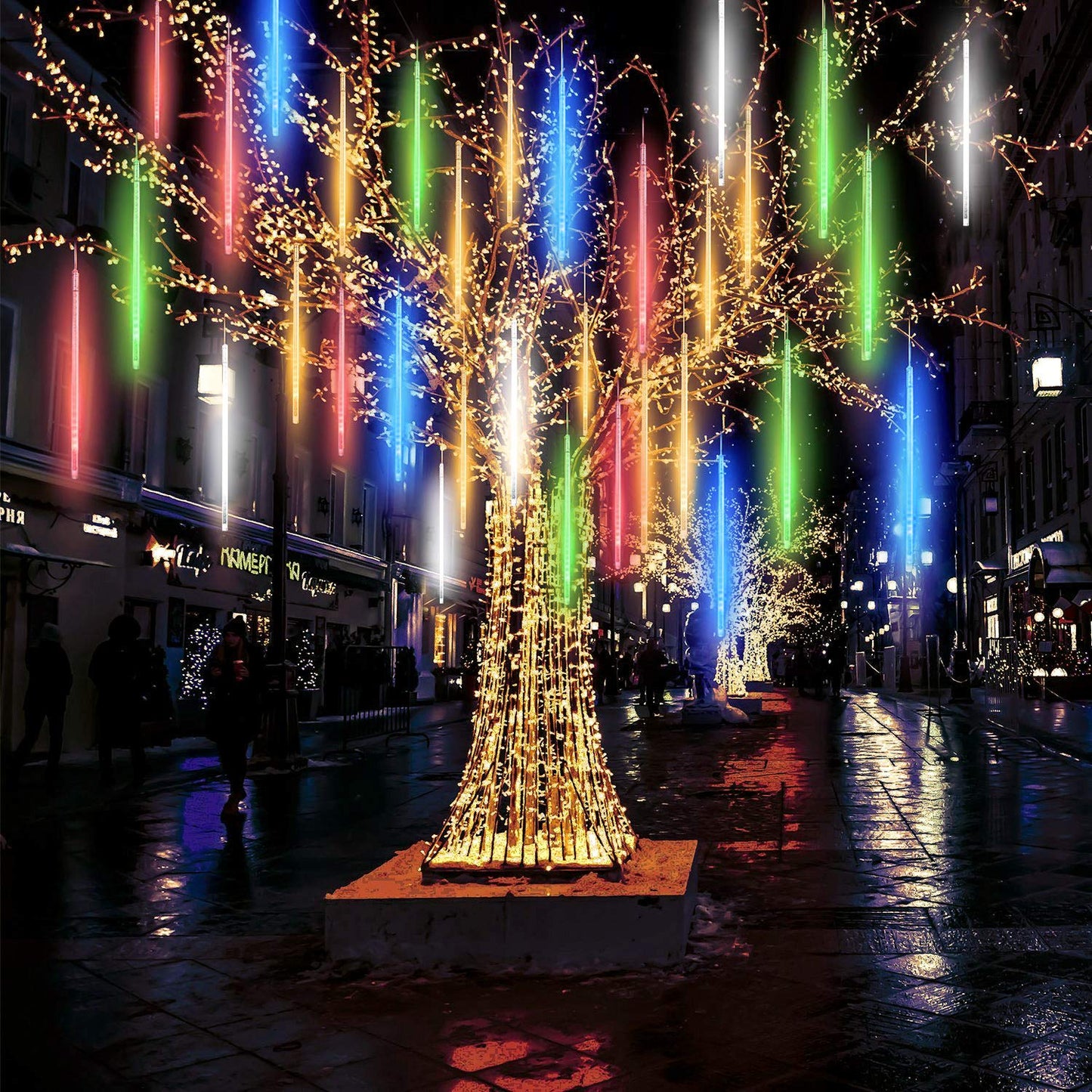 Meteor Shower Rain Christmas Lights