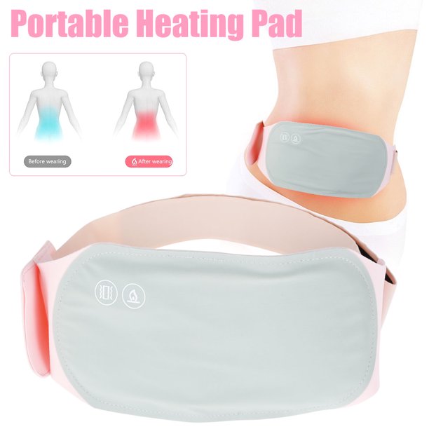 3 Level Portable Menstrual Heating Pad,USB Electric Waist Belt w/ 3 Temperature