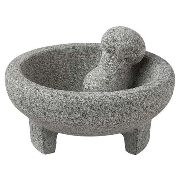 4-cup Granite Mortar and Pestle, Molcajete