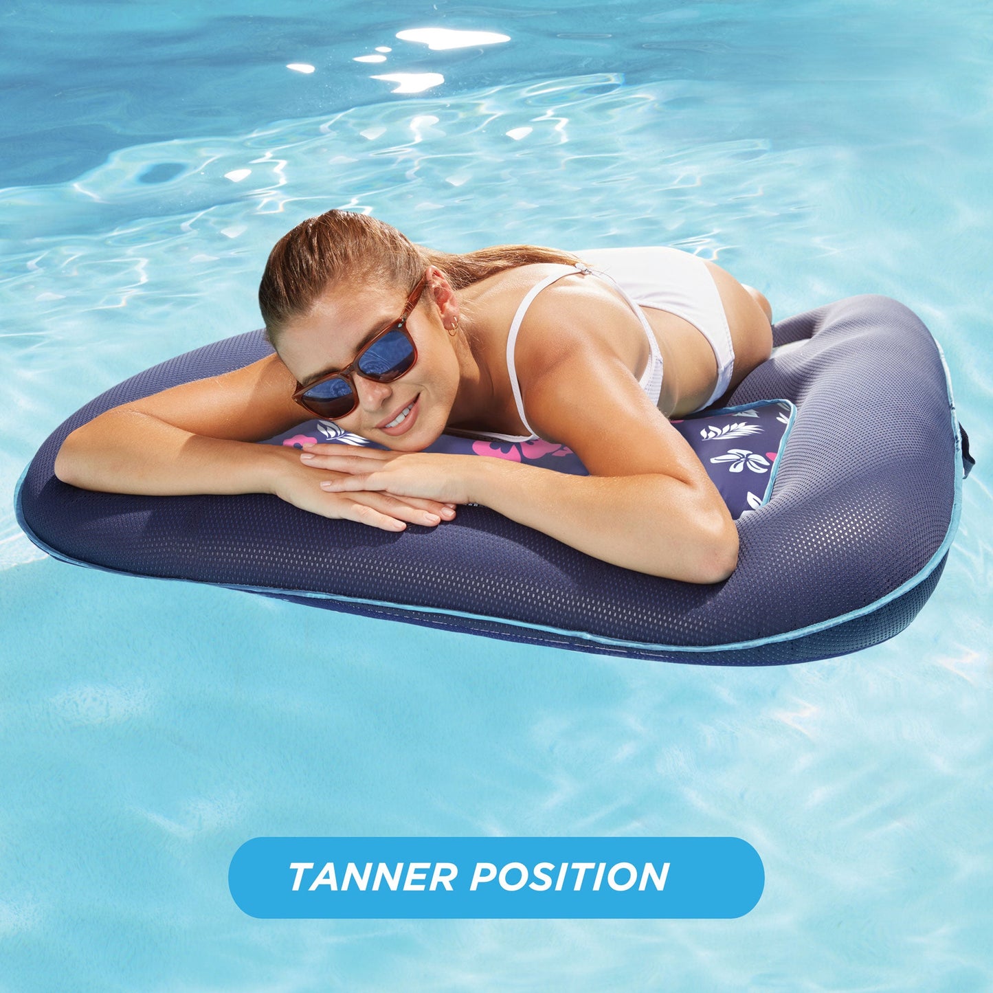 2 in 1 Convertible Water Lounger Pool Inflatable