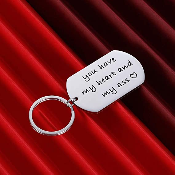 Valentines Day Gift Keychain for Husband/Boyfriend