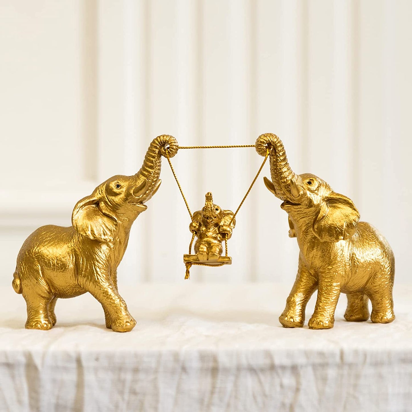 Elephant Statue. For Home Decoration (Gold)