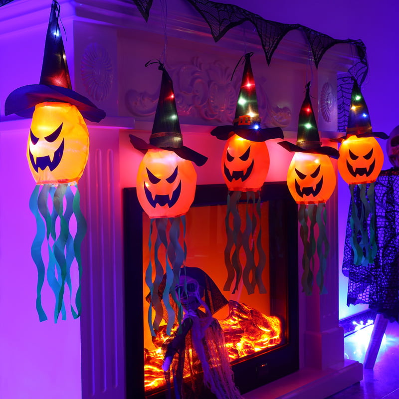 Pumpkin/Ghost String Lights  Halloween Decorations