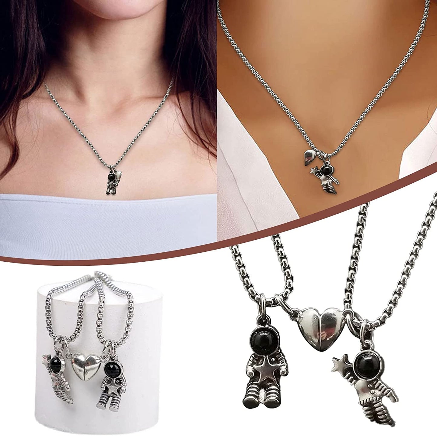 Tiktok Trendy Couple Necklace