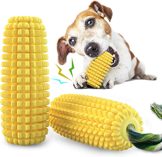Dog Chew Toys for Aggressive Chewers, Indestructible Tough, Teeth Chew Corn Stick Toy