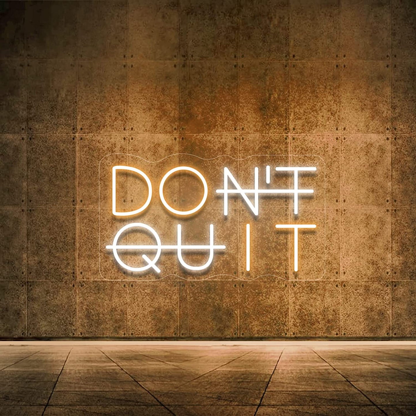 Don't Quit LED Neon Sign for Wall Decoration