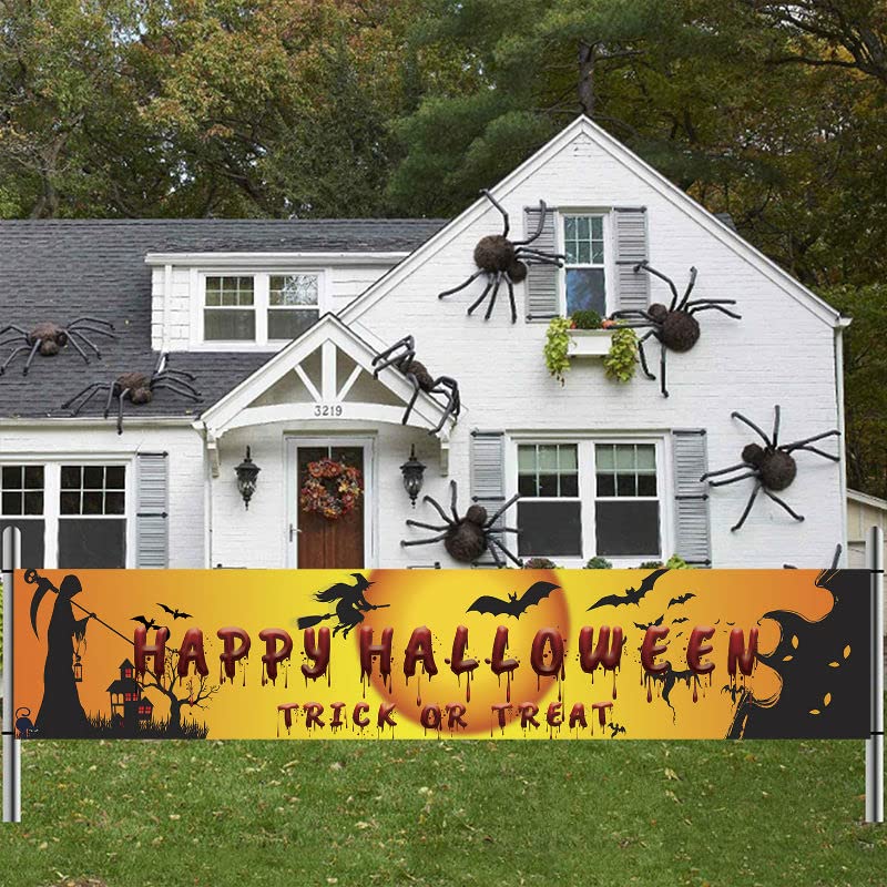 98"x 19" Large Happy Halloween Banner