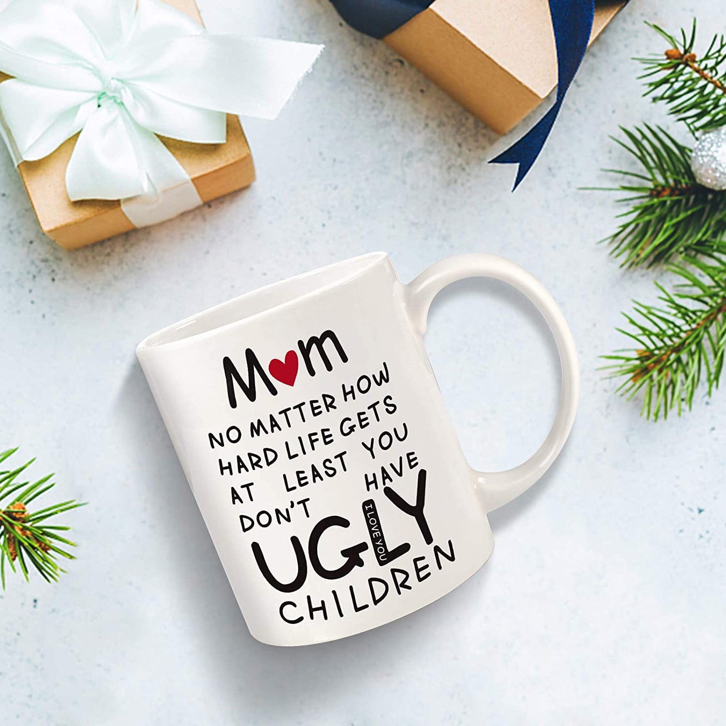 Mothers Day Gifts for Mom from Daughter Son,11oz Funny Coffee Mug