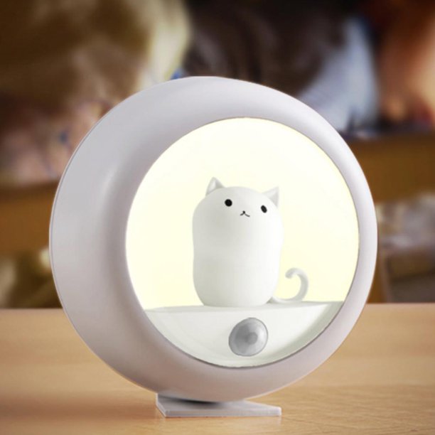 Black Cat Motion Sensor Night Light