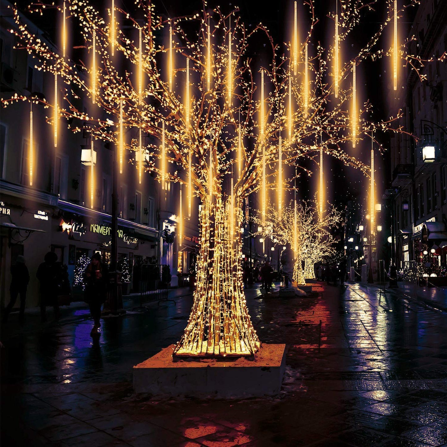 Meteor Shower Rain Christmas Lights