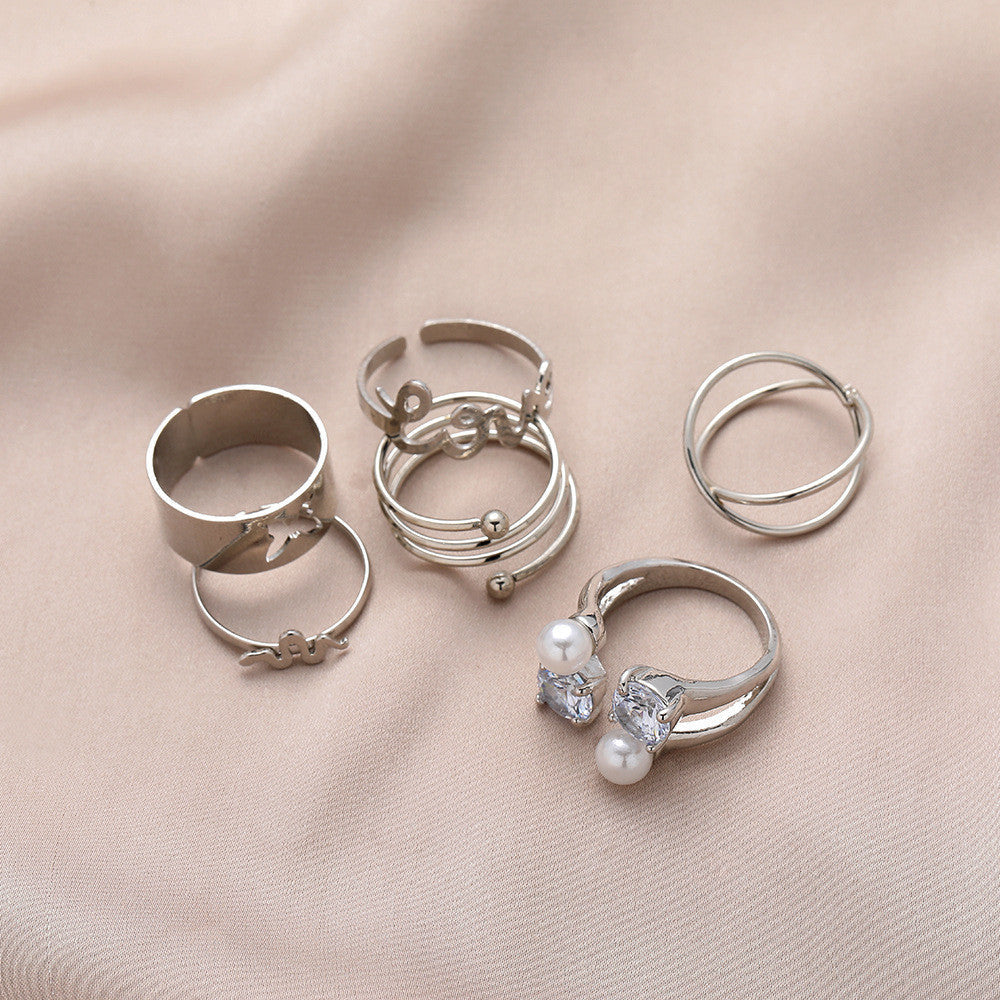 6Pcs Knuckle Rings Set for Women