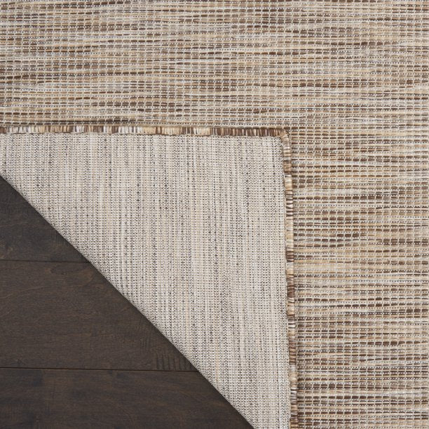 Indoor/Outdoor Modern Solid Beige 3' x 5' Area Rug