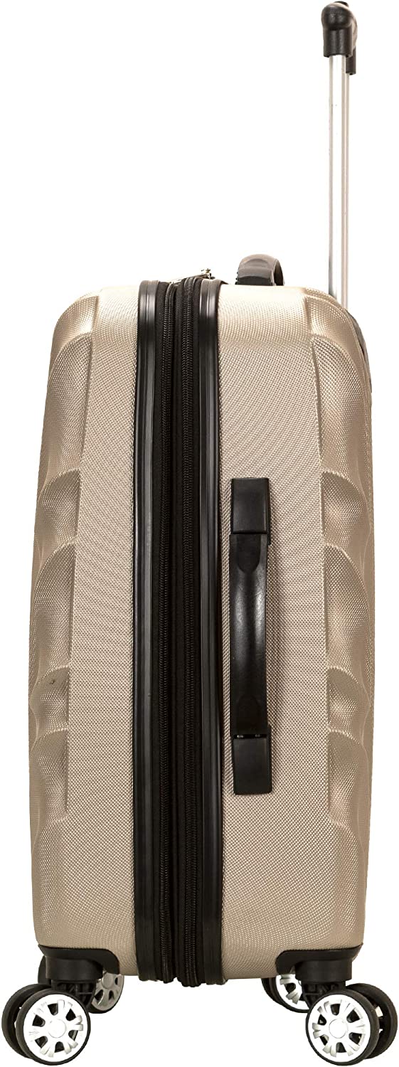 Hardside Expandable Spinner Wheel Luggage, Gold Wave, Carry-On 20-Inch