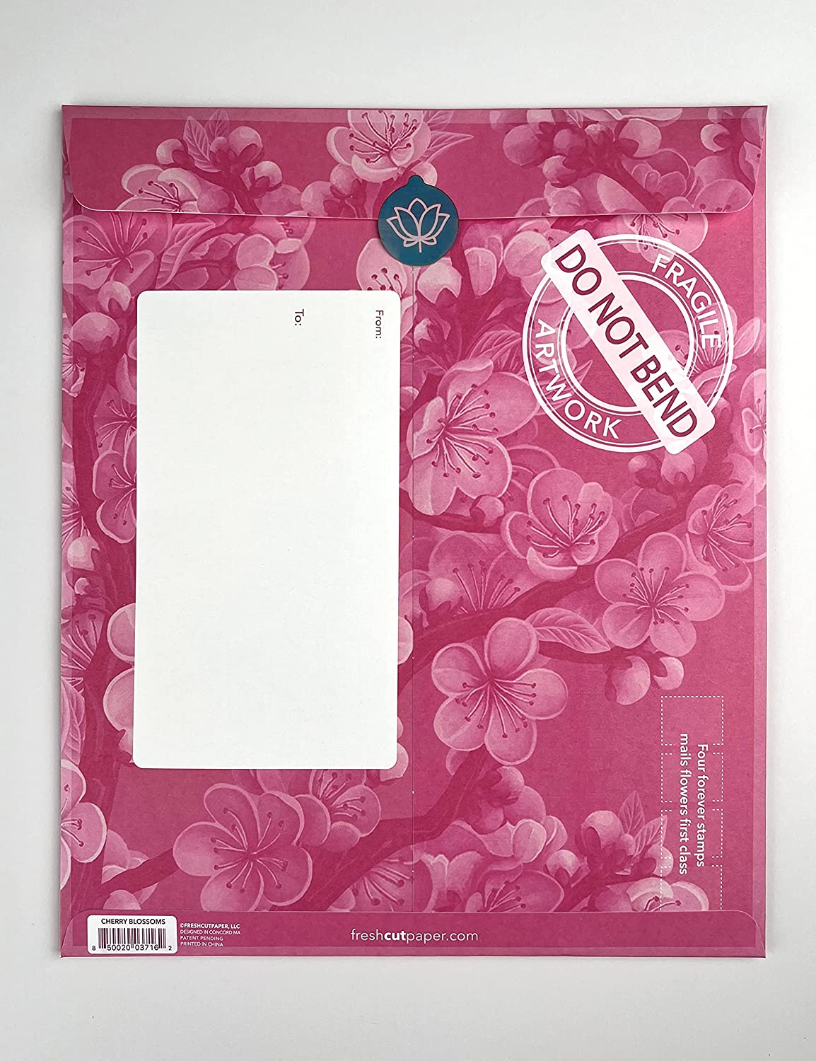 Paper Pop Up Cards, Cherry Blossoms, 12 inch Life Sized Greeting Cards / Note Card & Envelope for Mothers Day