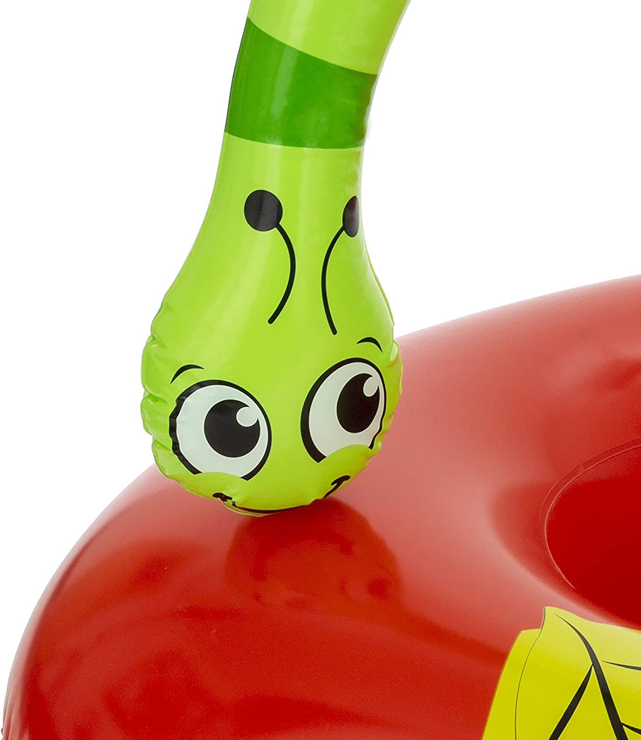 First Pool Float for 6-18 Months - Novelty Baby Boat with Reinforced Safety Seat -Red Apple