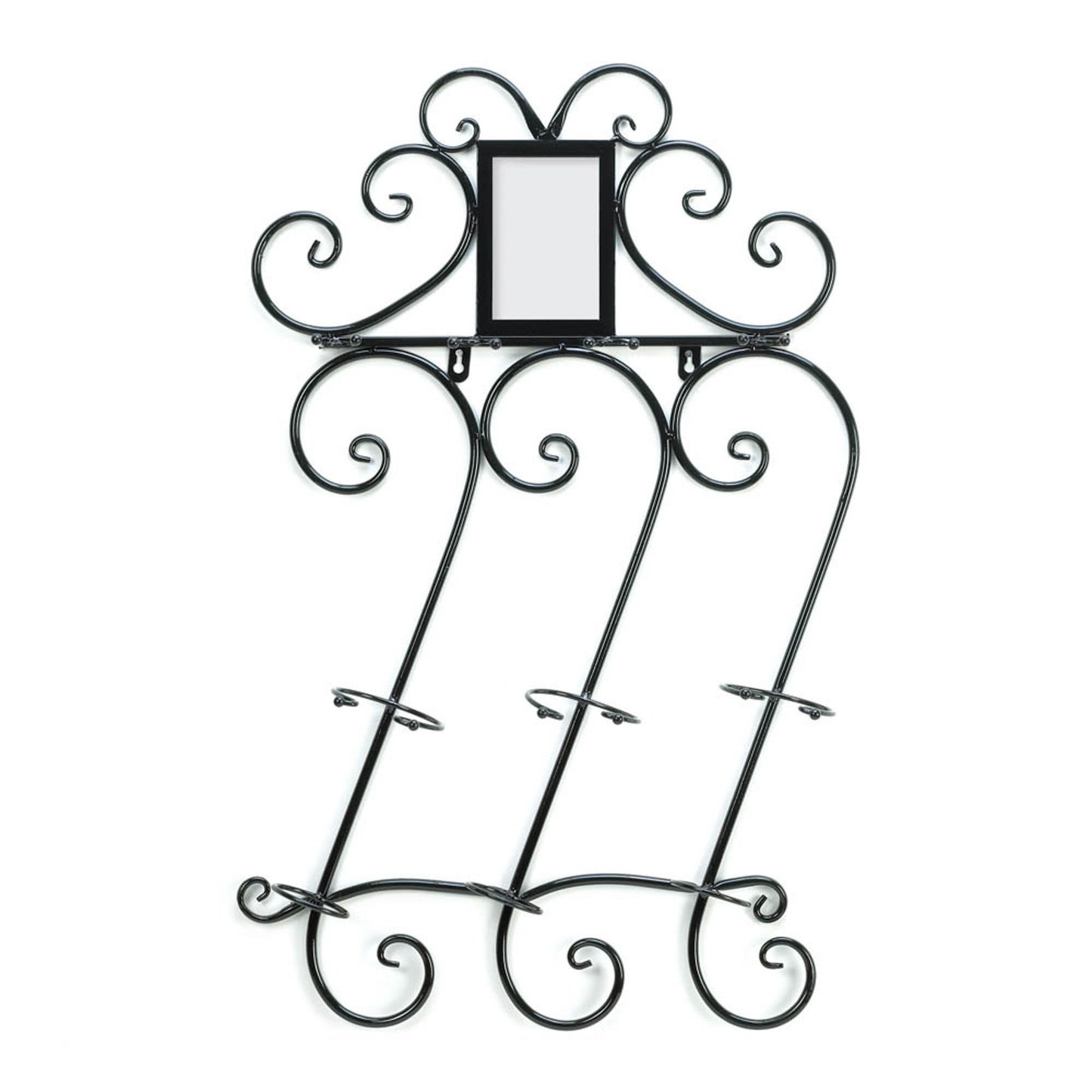 SCROLLWORK WALL WINE RACK