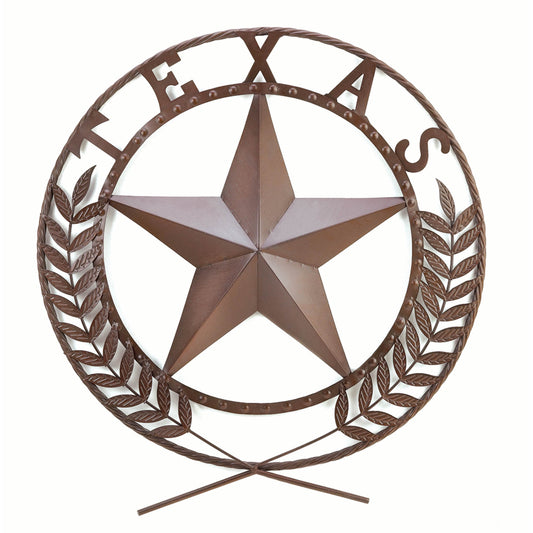 TEXAS STAR WALL PLAQUE