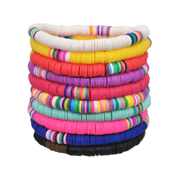 Stretch Stackable Colorful Surf Jewelry Summer Beach Bracelets