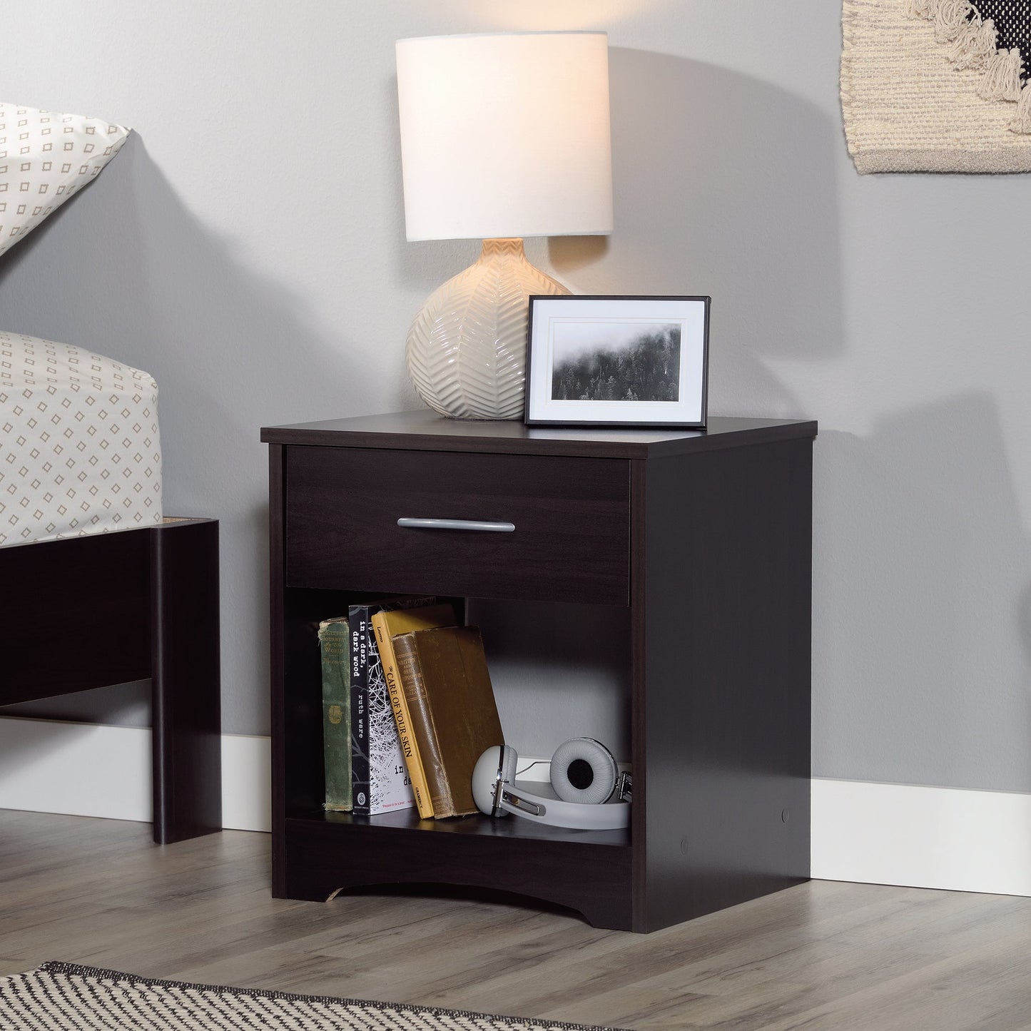 Modern 1-Drawer Nightstand