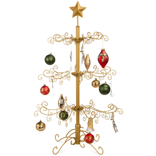 3ft Wrought  Stand Iron Ornament Display Christmas Tree